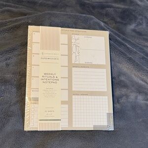Paper Source Weekly Rituals & Intentions Notepad